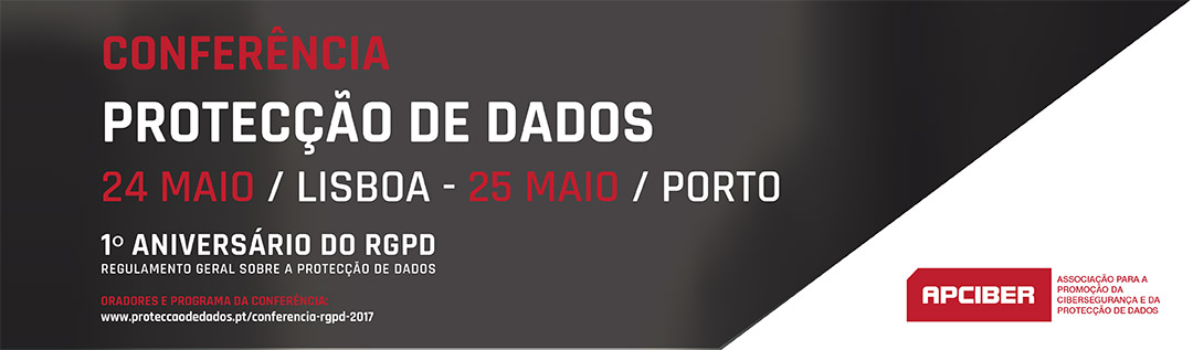 Banner - Conferência RGPD - 24 e 25 de Maio de 2017